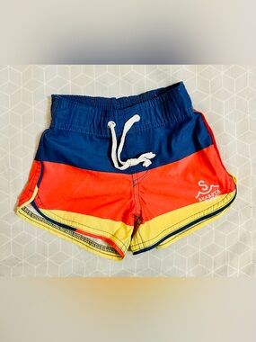 Seaesta Surf Kids Colorblock Swim Trunks/ Board Shorts - Size 18-24month